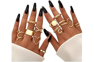 Gold Stackable Rings for Wide Fingers: Express Your Style with Elegance