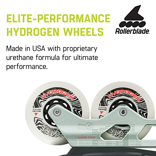 Image of Rollerblade Twister XT Women's Adult Fitness Inline Skate, Black /Mint, Urban Performance Inline Skates