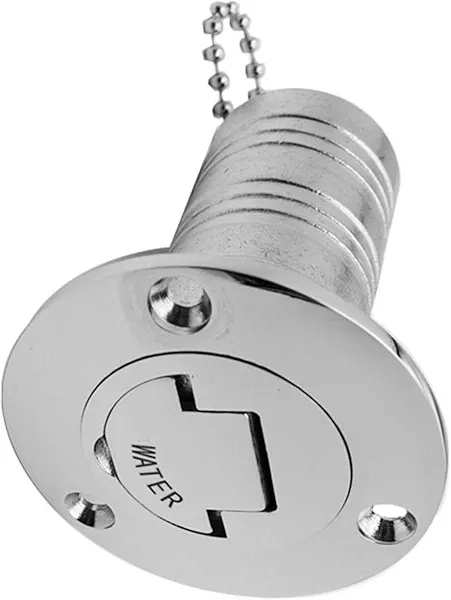 2" 50 mm Marine Stainless steel 316 Deck Filler Fill Keyless Cap boat Hardware Accessories Socket yacht (Option:Water, 2" /50mm)