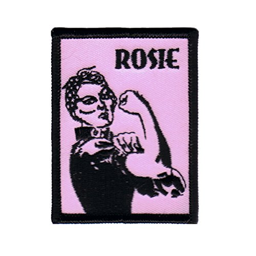 David Cherry Artist Patch - Rosie American Women Freedom Fighter Face Logo