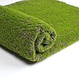 DAZZLEEX 100 x 100 cm artificial musgo artificial plantas verdes falsas hierba de musgo para tienda hogar patio decoración colorido