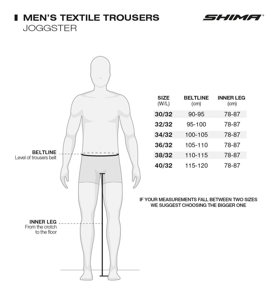 SHIMA Spodnie motocyklowe Mężczyźni Joggster