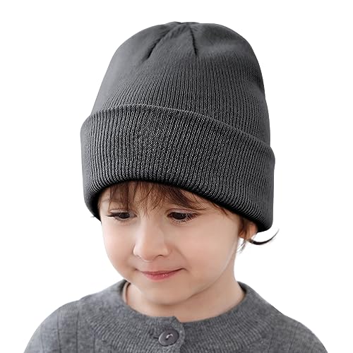 Toddler Beanie for Boys Girls Baby Kids Soft Warm Knit Winter Hats 0-8 Years 6