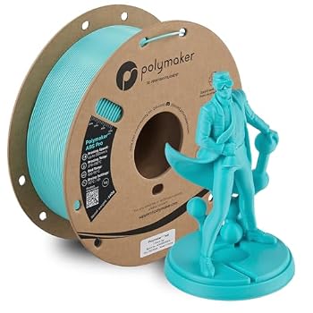 Polymaker ABS Pro Filament Polymaker Teal 1KG 1.75mm, Heat Resistant