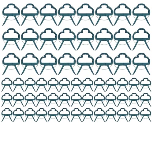 KOMEIYL 100 Stück Pflanzenklammern Pflanzenclips Pflanzenclips für Kletterpflanzen Pflanzenklammern für Pflanzen Clips Pflanzen Verbinder Werkzeug für Stabilisierung