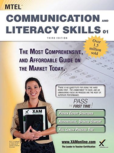 MTEL Communication and Literacy Skills 01 Teacher Certification Study Guide Test Prep Third Edition, Revised