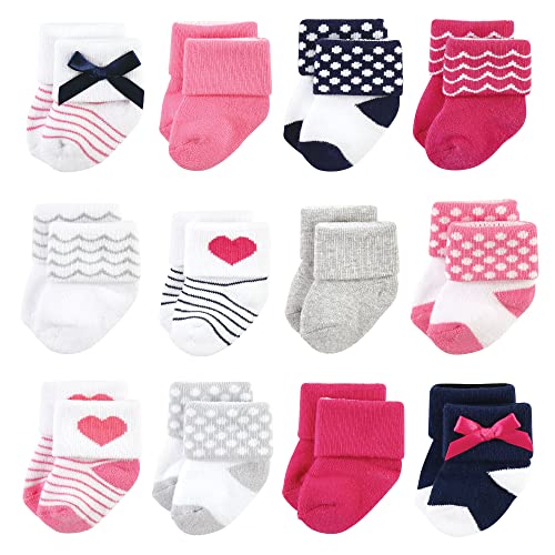 Image of Luvable Friends Baby Newborn and Baby Terry Socks