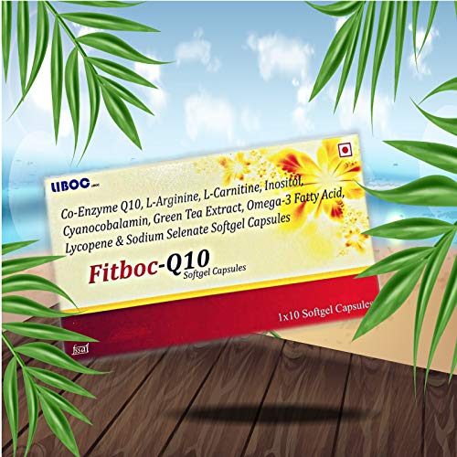 Buy Liboc Fitboc Co Enzyme Q10 Supplement, LArginine, LCarnitine