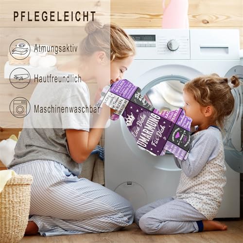 EIMOPE Beste Freundin Decke Geschenke für Frauen 150 x 200cm - Umarmung Decke für Beste Freundin, Geburtstag Weihnachten Geschenke für Frauen Schwester Mutter Kollegen
