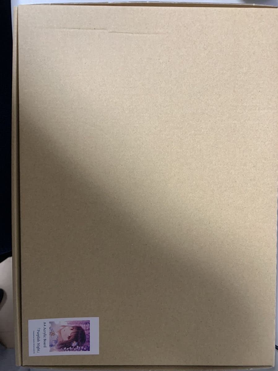 Amazon.co.jp: Hiten 壁掛け可能 A4アクリルボード Purplish