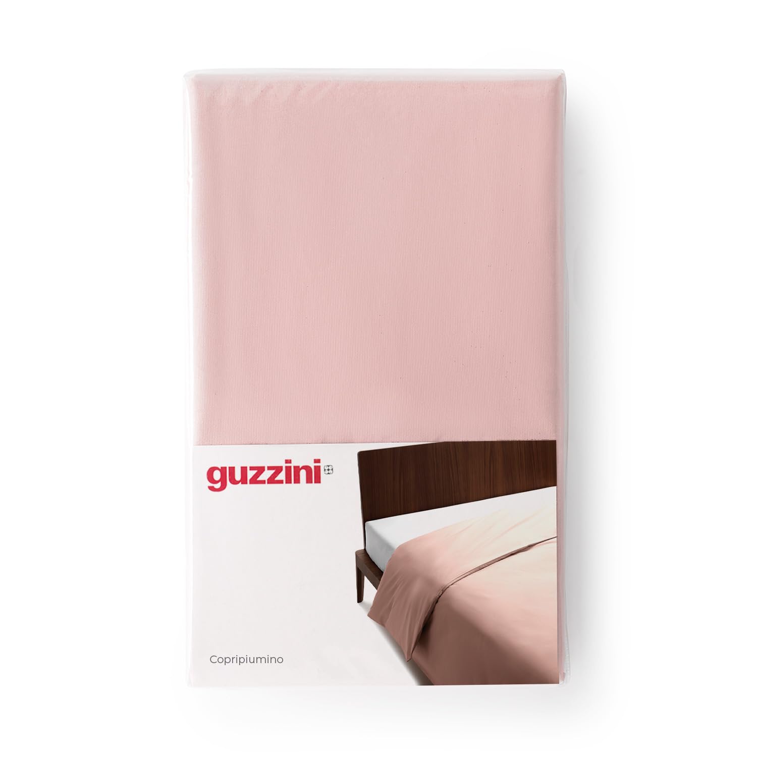 GUZZINI Classic - Copripiumino Matrimoniale Cotone 255x200 100% Percalle Certificato OekoTex Fresco e Traspirante, Sacco Copri Piumino con Patelle da 40 cm per Biancheria da Letto Morbida Resistente