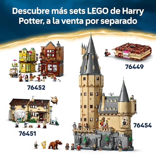 Miniatura 6 de LEGO Harry Potter Rincón Entre Libros: Expreso de Hogwarts - Sujetalibros con un Tren de Juguete -2 Minifiguras (Harry y Ron Weasley) y Figura de Hedwig - Regalo para Niñas y Niños de 10+ Años 76450
