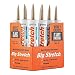 Sashco Big Stretch Acrylic Latex High Performance Caulking Sealant, 10.5 Ounce Cartridge, Limestone (Pack of 12)