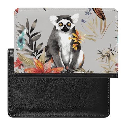 Porte-passeport et accessoires de voyage imperméables avec porte-cartes animaux
