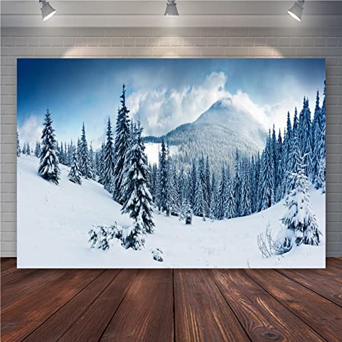 Fondo Fotográfico 10x8 FT Laeacco Diseño Invernal miniatura 5