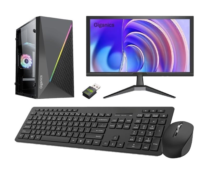 Giganics Aura Core i7 Desktop Computer PC | Core i7-4770 | 22inch