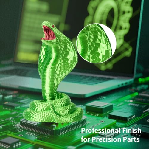 Image of ERYONE Silk PLA Filament for 3D Printer 1.75mm + /- 0.03mm, Shiny Filament 1kg (2.1lbs) /Spool, Green Apple