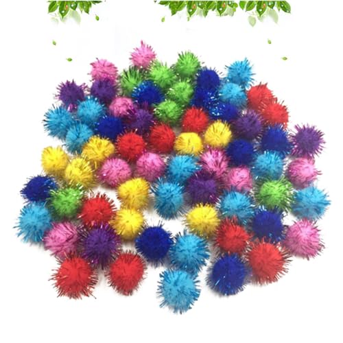 SEWACC 200stücke Lametta-pom-pom-kugeln Lametta-kugeln...