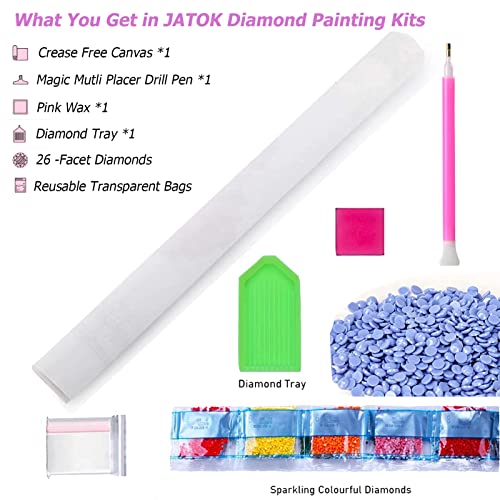 Paint By Number Kit JATOK Art para combatir el estrés y la ansiedad 6
