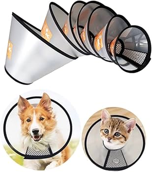 Amazon | LOGMOR ブリーダー推薦 エリザベスカラー 犬猫用 半