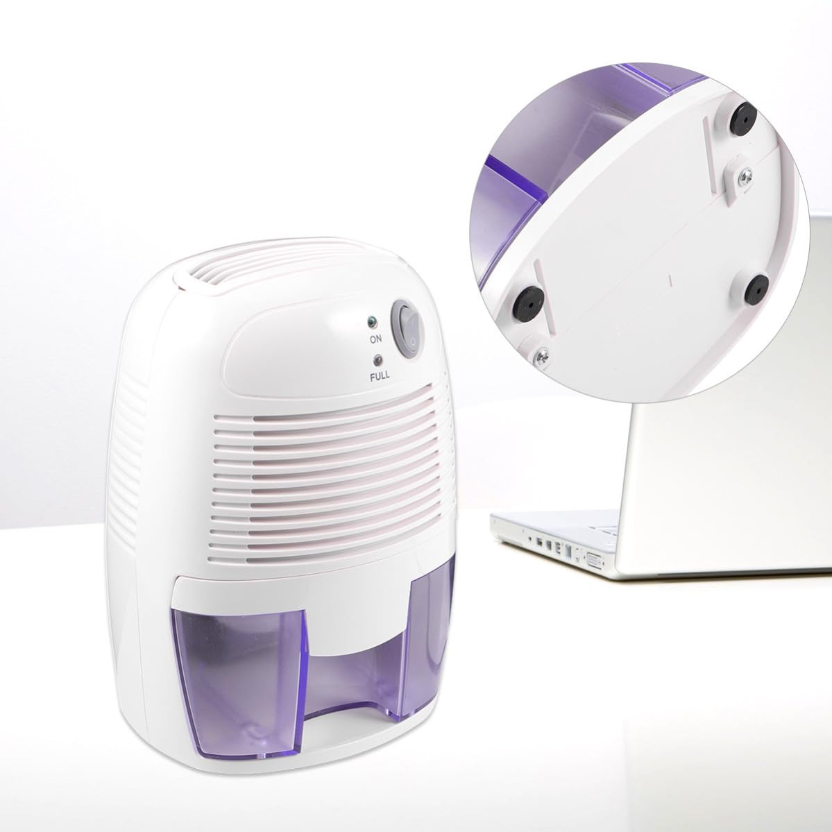 CALLARON Deshumidificador Eléctrico USB de 500ml, Mini Secador de Aire