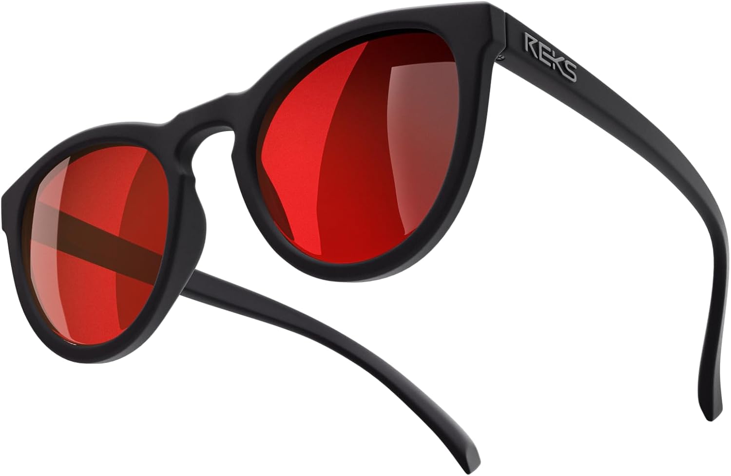 REKS Polarized Round Sunglasses - Unbreakable frame