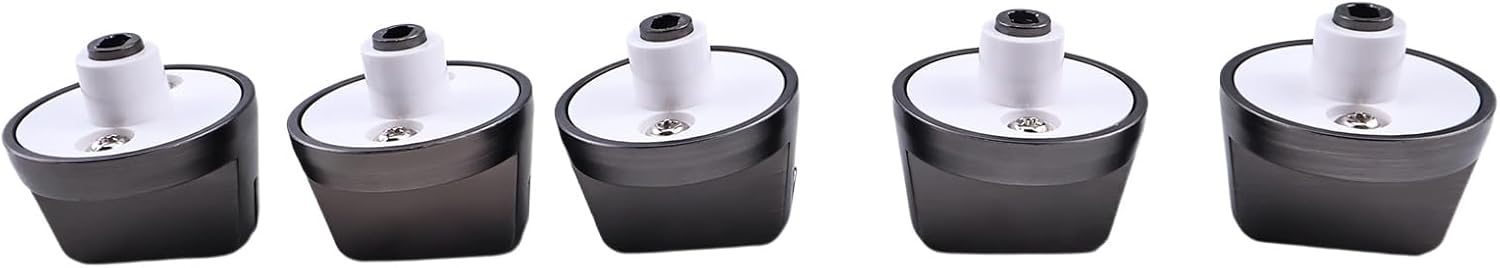 Stove Knob DG94-01480A Compatible with Samsung NZ36K6430RG/AA-00 NZ30K6330RG/AA-00 NZ30K6330RS/AA-00 NZ36K6430RS/AA-00 (5 PCS)