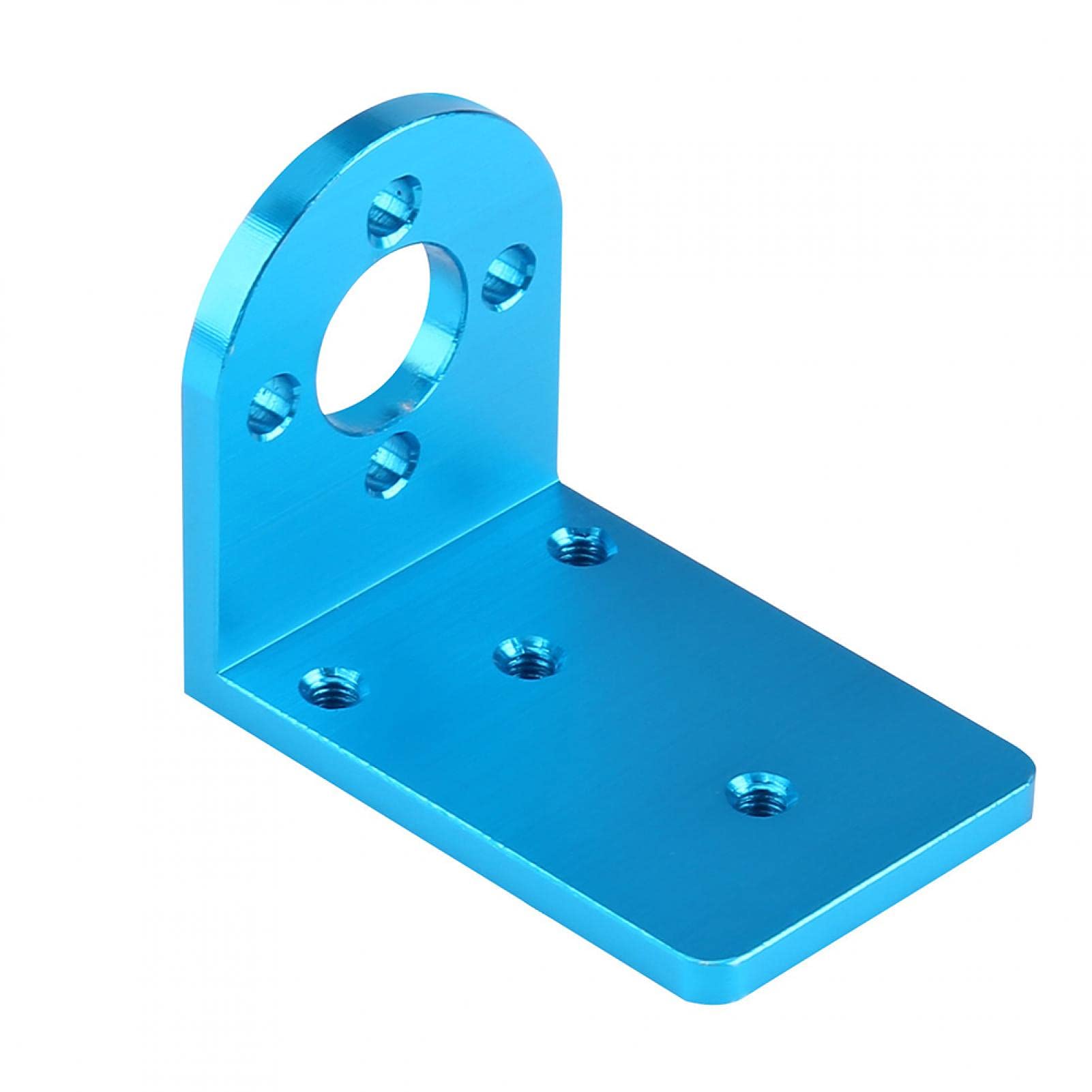 1pc Metal L Shape Motor Mounting Bracket,RC Motor Base, DC Gear Motors Holder Seat Metal Base for 370 380 390 2030 2040 2435 RC Motors Accessory Blue