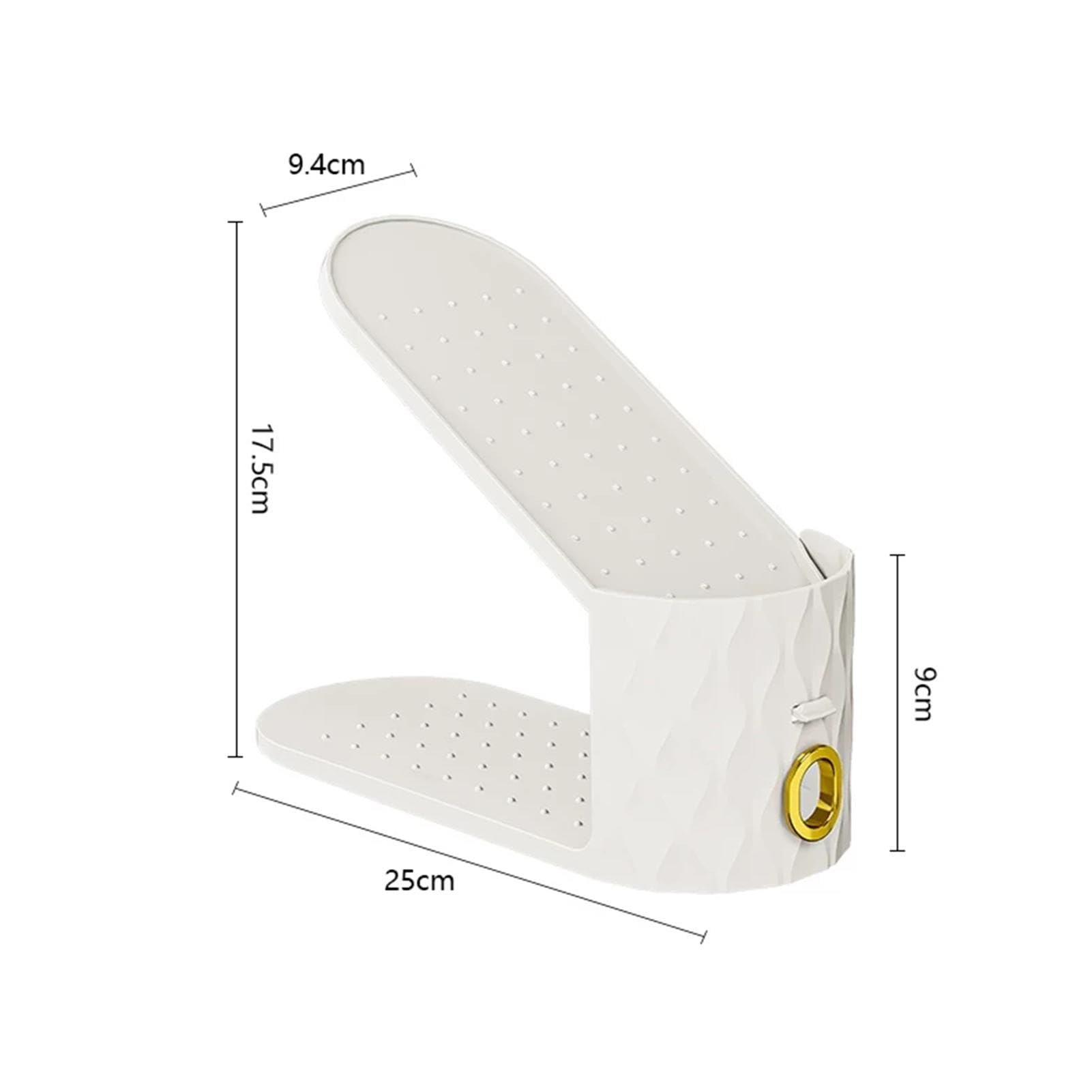 Organizer Pieghevole per Slot per Scarpe a Doppio Strato, impilatore per