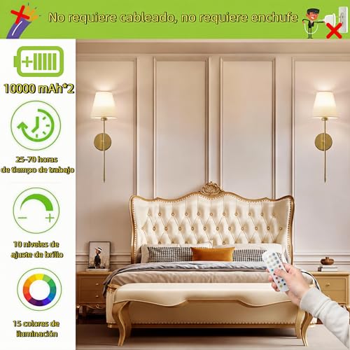 Lámparas recargables para casa 8 Imagen adicional