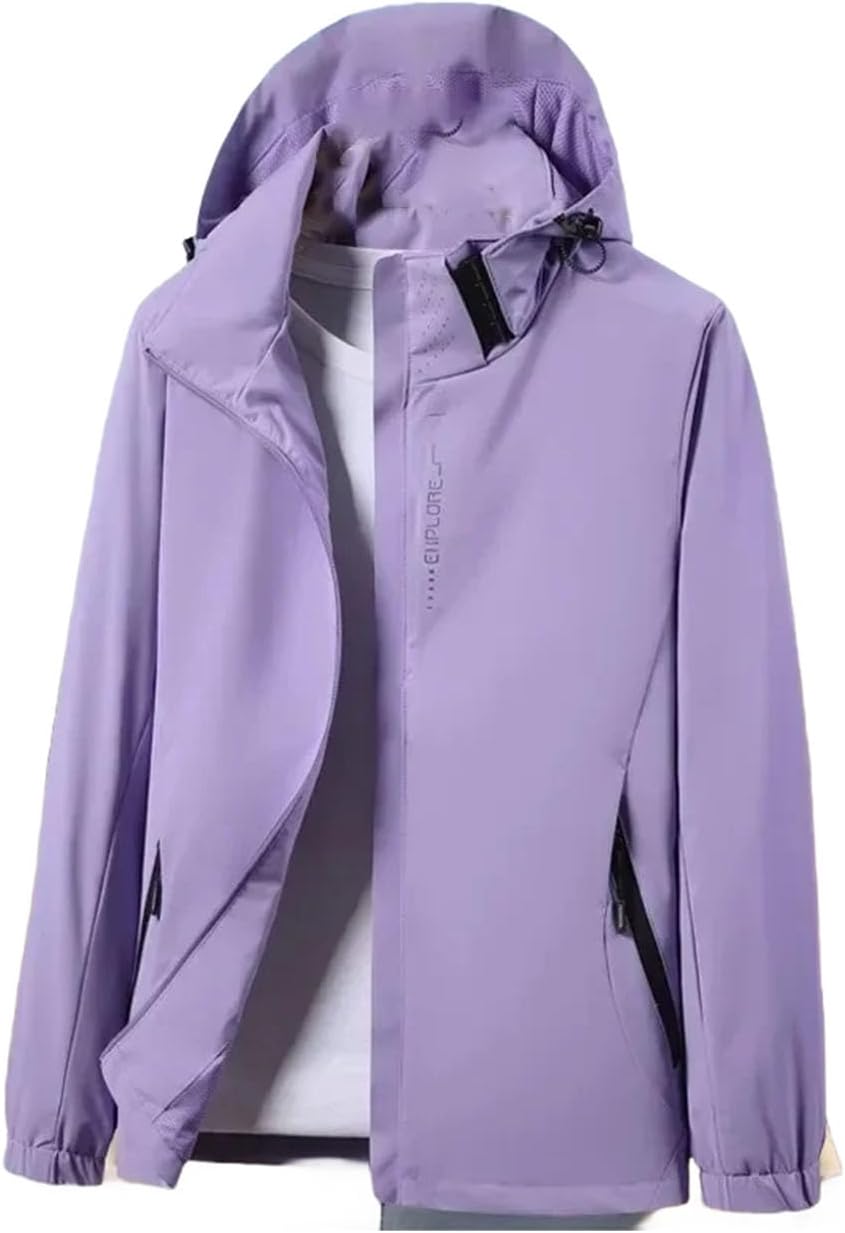 Thin Trend Loose Breathable Mountaineering Jacket Outdoor Windproof and Waterproof for Women