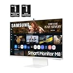 SAMSUNG 32” Smart Monitor M8 (M80F) 4K UHD Display, Samsung Vision AI, Smart TV Apps, Gaming Hub, USB-C, HDMI and USB-A, White, LS32FM803UNXZA, 2025 - Image 3