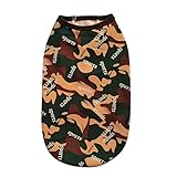 RIOSTUDIO 犬服 秋 冬 (S〜6XL) 犬の服 可愛い キャラクタータンクトップ 裏起毛 暖かい 猫服 防寒 ドッグウェア ペット服 ワンコ服 小型犬 中型犬 大型犬(⑳スポーツ迷彩,2XL)