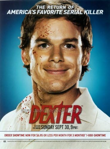 Amazon.com: Dexter Poster TV G 27x40 Michael C. Hall Jennifer Carpenter  Devon Graye : Home \u0026 Kitchen