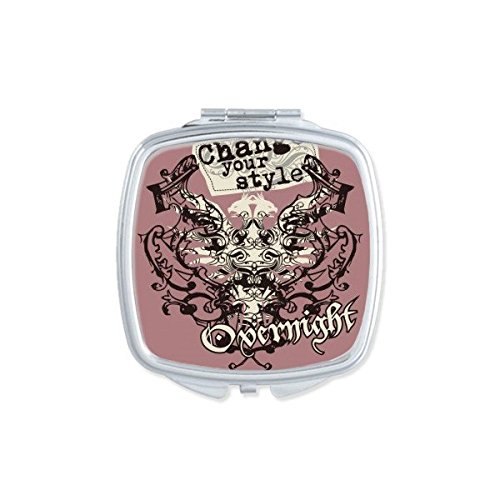 Miroir de maquillage oiseau symétrique parfait pour vos retouches en voyage
