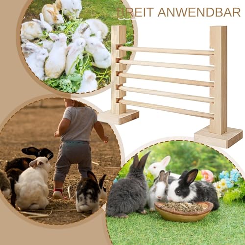Xujuika Jump Bar - Jump Agility Bar | Kaninchen Hindernisse Springen | Sprungstange Kaninchen | Hindernis Sprunghürde Für Kaninchenrennen | Jump Hürde Bar Bunny Spielzeug Höhenverstellbar