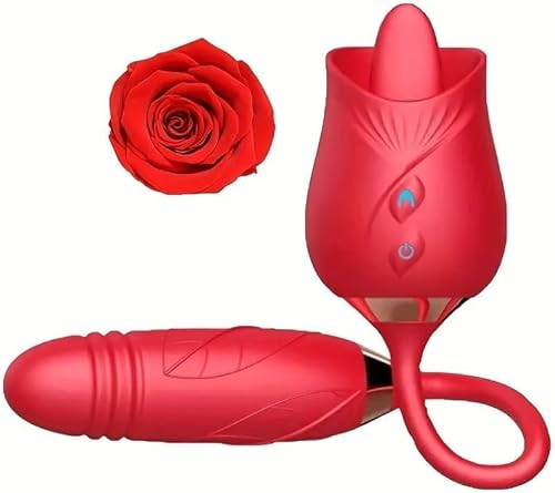Generic Newly Modes Vibrating Massage Tools for Date Night, Quiet 10 Powerful Features Vibratiers Mini Wireless Massager Bachelorette Party Toy for Gift Tool Red B144