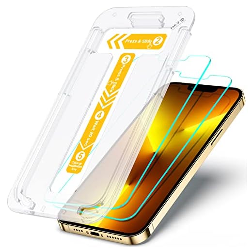 Cocoda Verre Trempé Compatible avec iPhone 13 Pro Max 6.7 Pouces, 2 Pièces, avec Cadre d'Installation Sans Bulles d'Air, 9H Dureté, Résistant aux Rayures, Ultra Transparent Vitre Protection Écran 2021