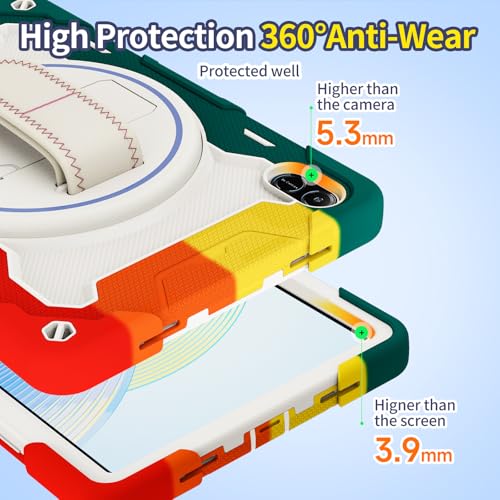 Funda Honor Pad X8b 11 pulgadas 2026 antichoque resistente roja 4