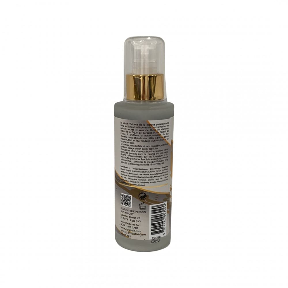 Prickly Pear & Caviar Hair Serum - Virtuose Collection - NOÏA HAIR - 100ML, No color, 100 ml (Pack of 1) - Image 2