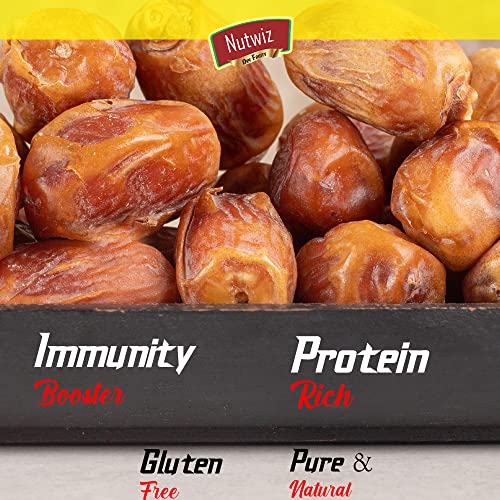 Image of Nutwiz Premium Dates (Yellow Dates /Peela Khajoor, 750G), Fresh