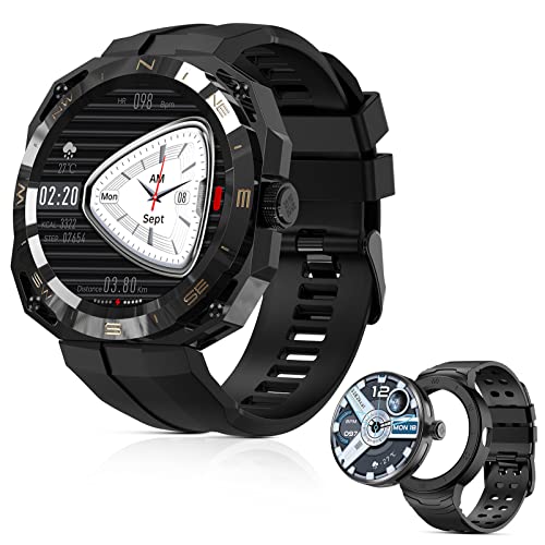 Smartwatch Damen Herren GPS Fitness Tracker Aktivitätstracker mit Pulsuhr Menstruationszyklus Schlafmonitor Anpassbare NFC und Zahlungsfunktionen Fitnessuhr kompatibel mit Android/iOS