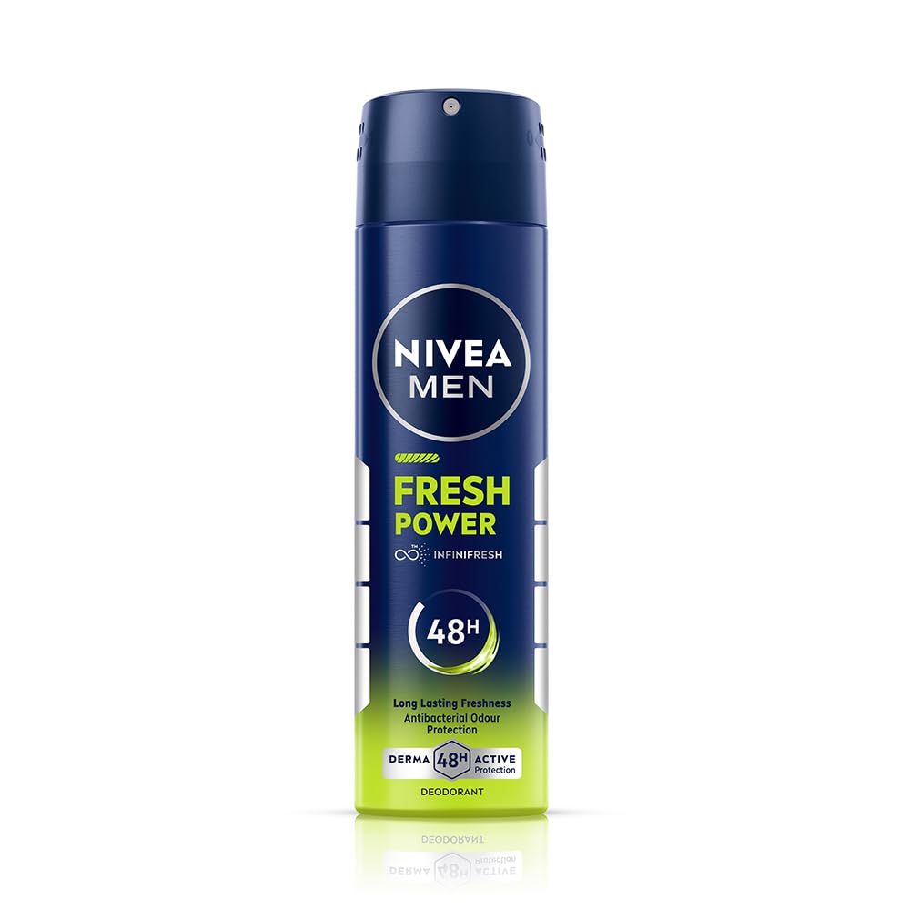 NIVEA Men Fresh Power Deodorant Spray , 150Ml, Pack Of 1-picture-29