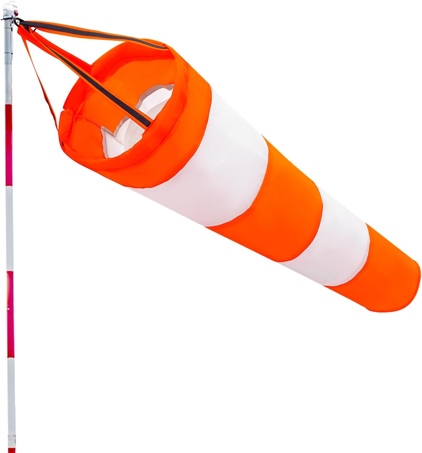 Wind Socks for Outside, Heavy Duty Wind Direction Indicators with Reflective Belt 30 Inch Waterproof Rip-Stop Hanging Windsock Flags for Outdoors Airport Farm Park Yard