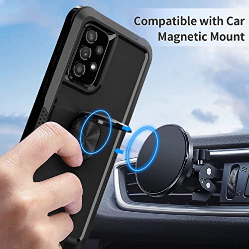 MOONCASE Capa para Samsung Galaxy A73, Capa Protetora Robusta TPU & PC à prova de choque resistente