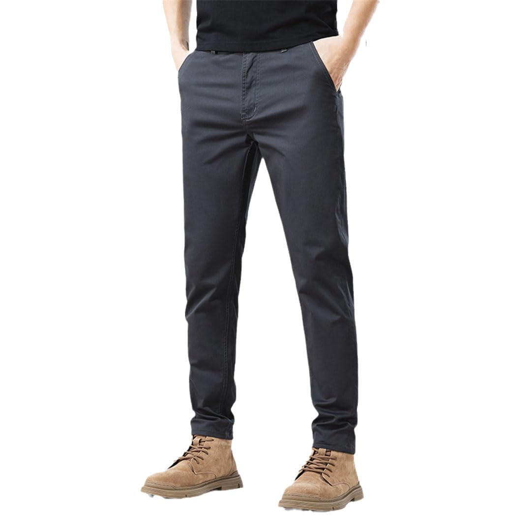 Pantalones Informales para Hombre, Pantalones Extragrandes Rectos Ajustados De Talla Grande Finos De Verano