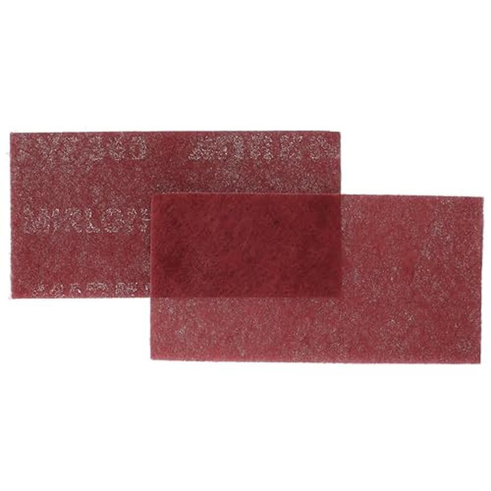 Mirka Mirlon Total 25 pz Vello abrasivo VeryFine Grana 360 Tamponi abrasivi, vello abrasivo per la levigatura, l'eliminazione della ruggine, la carteggiatura,metallo, plastica