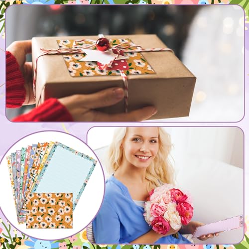 Image of TaoBary 160 Pcs Kawaii Stationery Paper and Envelopes Set, 5.5 x 8.25''