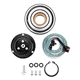 Torchbeam 57887 AC Compressor Clutch Kit Fit for Nissan Versa 2007-2010 1.8L Manual, 2009-2010 Versa 1.6L, Replace 92000CA01C,926005Z000,92600CA01C,926005Z01A,926005Z01B,926005Z010,57887,0610154