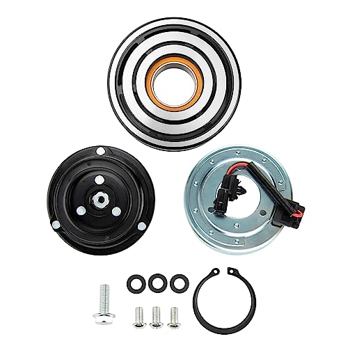 KAX AC Air Conditioning Compressor Clutch Kit Fits for S60 2001-2009, XC90 2003-2006, XC70 2003-2007, V70 2001-2007, S80 1999-2006 Replcement# 699264